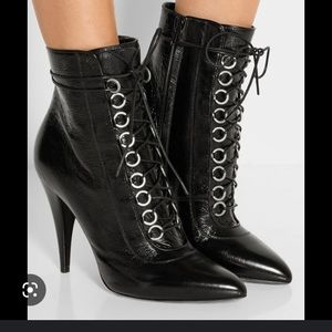 Yves Saint Laurent Black Ankle Boots